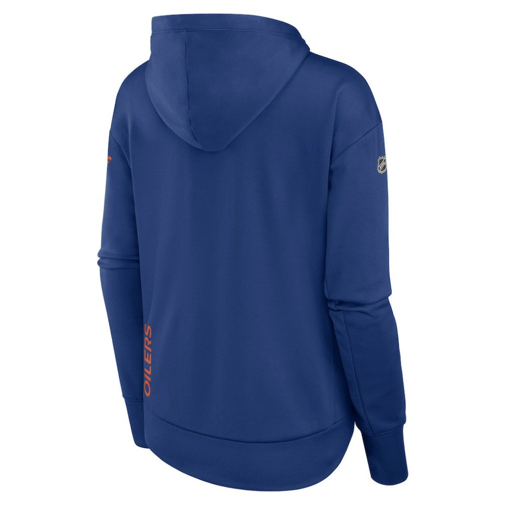 Edmonton Oilers Fanatics Women's Authentic Pro Scuba Full-Zip Hoodie - Royal - NHL 5101437