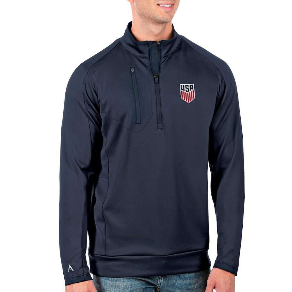USMNT Antigua Generation Quarter-Zip Top Navy