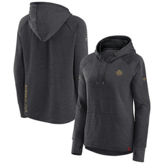 Ottawa Senators Fanatics Women's Authentic Pro Pullover Hoodie - Heather Charcoal - NHL 5102221