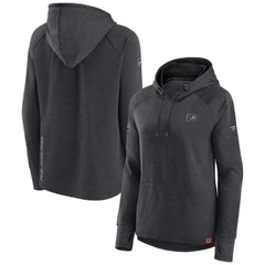 Philadelphia Flyers Fanatics Women's Authentic Pro Pullover Hoodie - Heather Charcoal - NHL 5102229