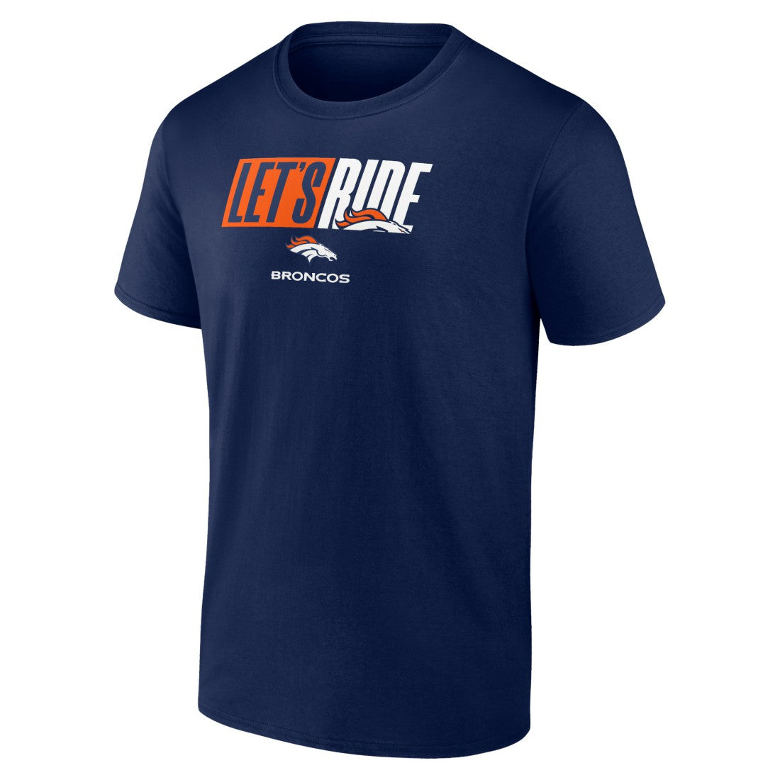 Denver Broncos Let's Ride T-Shirt Navy