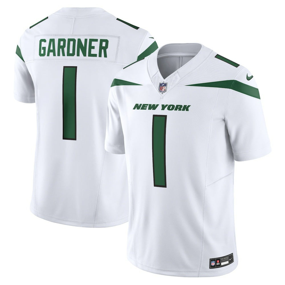 Nike Ahmad Sauce Gardner New York Jets Vapor F.U.S.E. Limited Jersey White