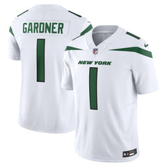 Nike Ahmad Sauce Gardner New York Jets Vapor F.U.S.E. Limited Jersey White