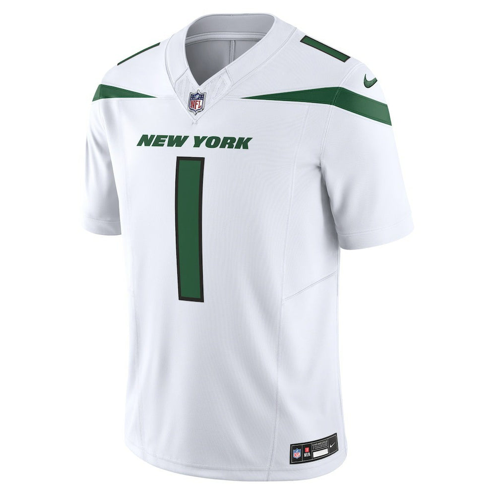 Nike Ahmad Sauce Gardner New York Jets Vapor F.U.S.E. Limited Jersey White