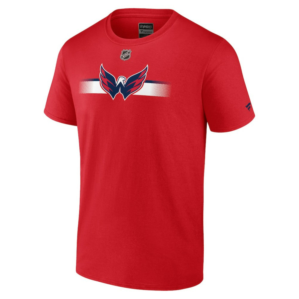 Washington Capitals Fanatics Authentic Pro Secondary T-Shirt - Red - NHL 5103267