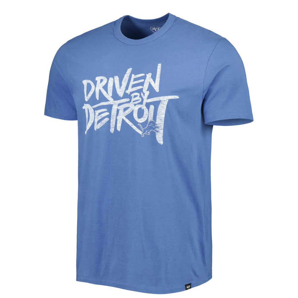 47 brand Detroit Lions '47 Driven by Detroit T-Shirt Blue