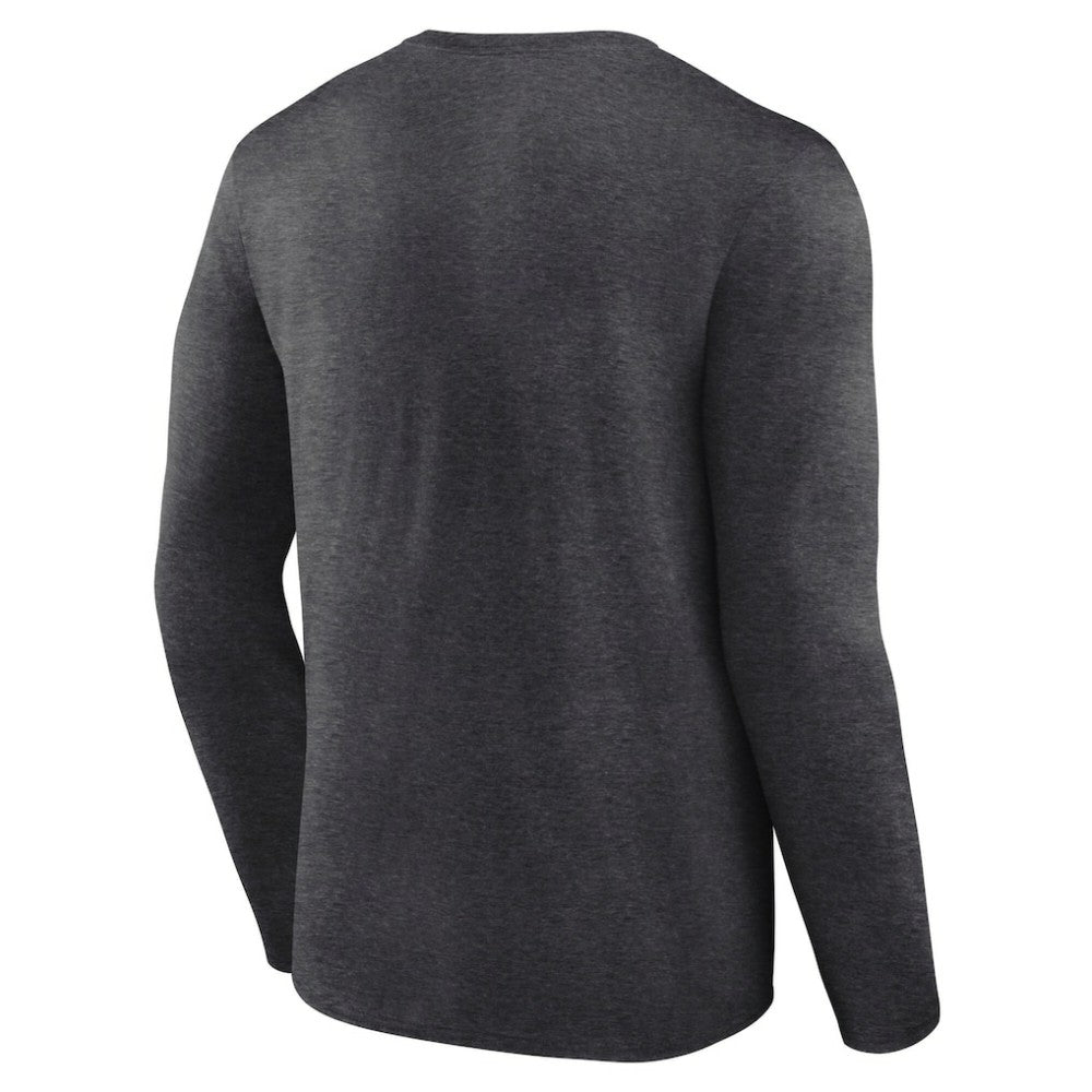 Seattle Kraken Fanatics Authentic Pro Secondary Long Sleeve T-Shirt - Heather Charcoal - NHL 5103677