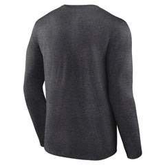 Seattle Kraken Fanatics Authentic Pro Secondary Long Sleeve T-Shirt - Heather Charcoal - NHL 5103677