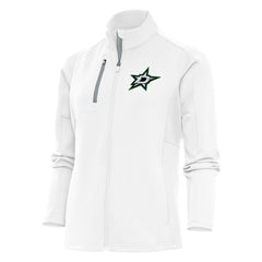 Dallas Stars Antigua Women's Team Logo Generation Full-Zip Jacket - White - NHL 5104535