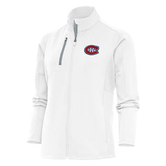 Montreal Canadiens Antigua Women's Team Logo Generation Full-Zip Jacket - White - NHL 5104551
