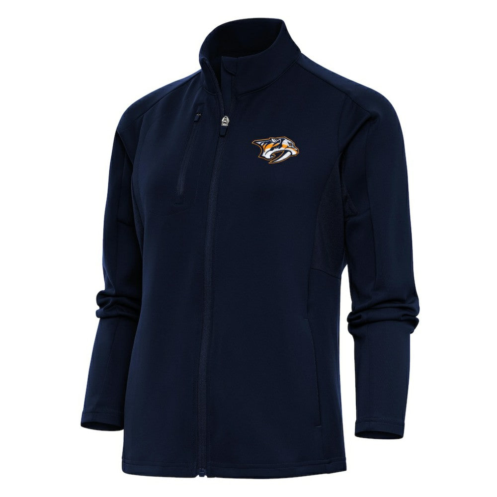 Nashville Predators Antigua Women's Team Logo Generation Full-Zip Jacket - Navy - NHL 5104552