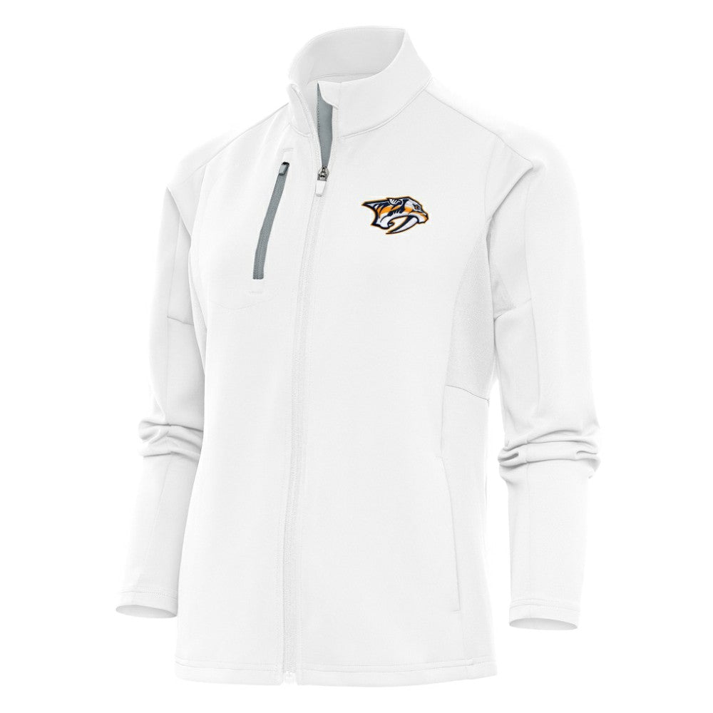 Nashville Predators Antigua Women's Team Logo Generation Full-Zip Jacket - White - NHL 5104553