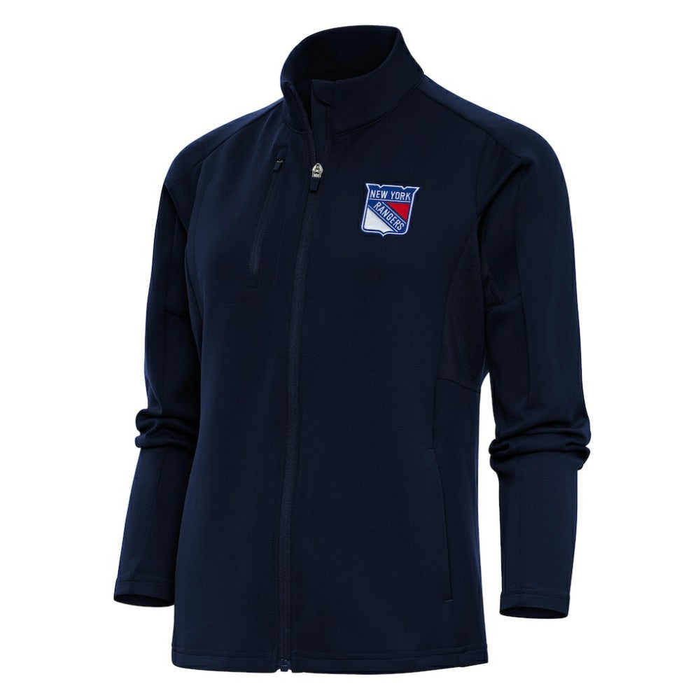 New York Rangers Antigua Women's Team Logo Generation Full-Zip Jacket - Navy - NHL 5104560