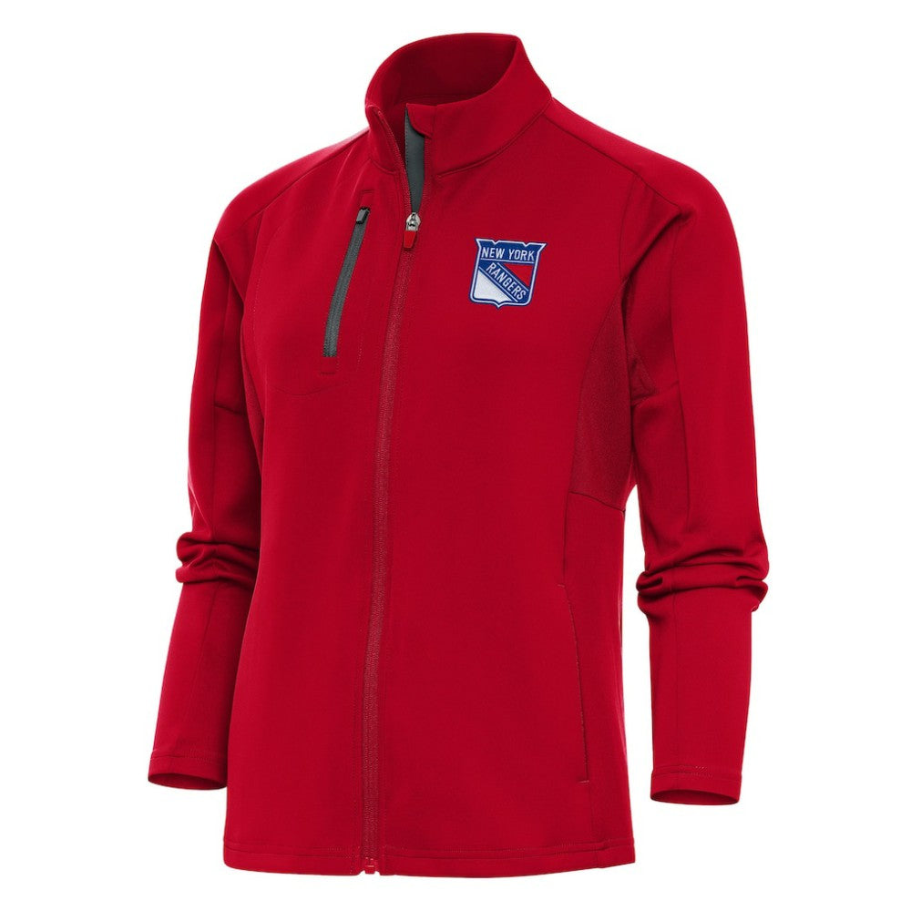 New York Rangers Antigua Women's Team Logo Generation Full-Zip Jacket - Red - NHL 5104561
