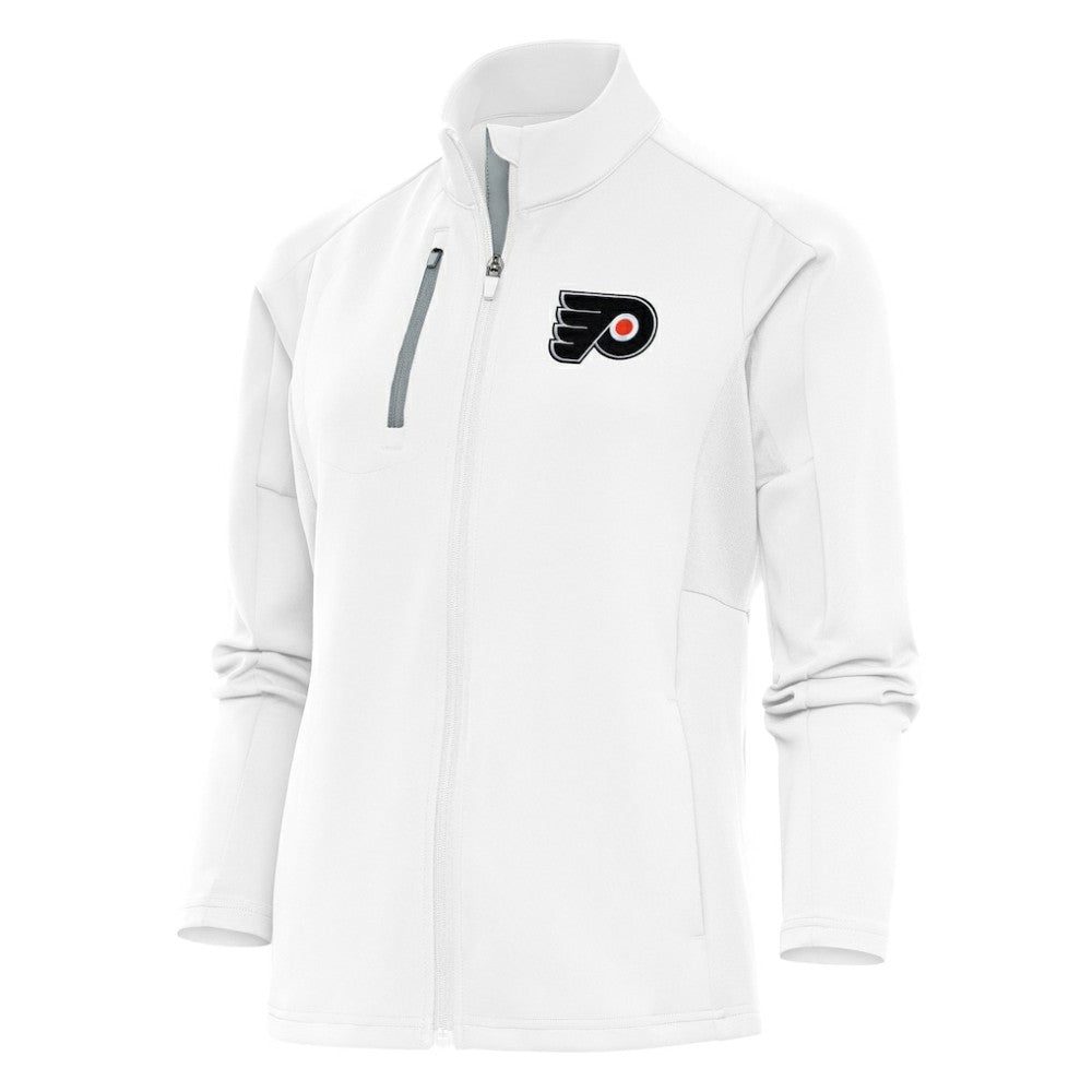 Philadelphia Flyers Antigua Women's Team Logo Generation Full-Zip Jacket - White - NHL 5104568