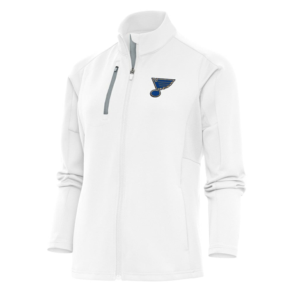 St. Louis Blues Antigua Women's Team Logo Generation Full-Zip Jacket - White - NHL 5104577