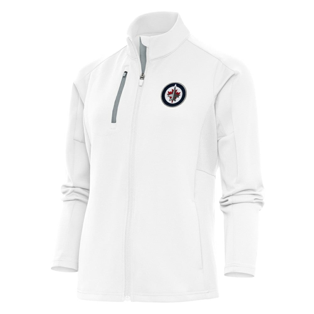 Winnipeg Jets Antigua Women's Team Logo Generation Full-Zip Jacket - White - NHL 5104592