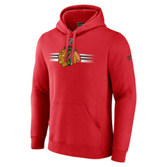 Chicago Blackhawks Fanatics Authentic Pro Secondary Pullover Hoodie - Red - NHL 5104905