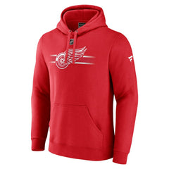 Detroit Red Wings Fanatics Authentic Pro Secondary Pullover Hoodie - Red - NHL 5104908