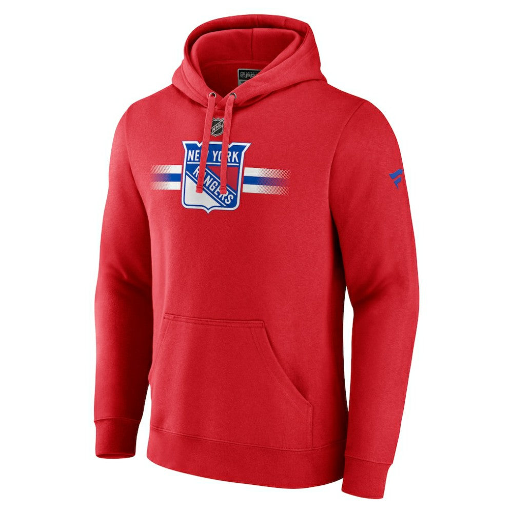 New York Rangers Fanatics Authentic Pro Secondary Pullover Hoodie - Red - NHL 5104914