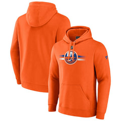 New York Islanders Fanatics Authentic Pro Secondary Pullover Hoodie - Orange - NHL 5104977