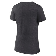 Nashville Predators Fanatics Women's Authentic Pro Primary V-Neck T-Shirt - Heather Charcoal - NHL 5105394