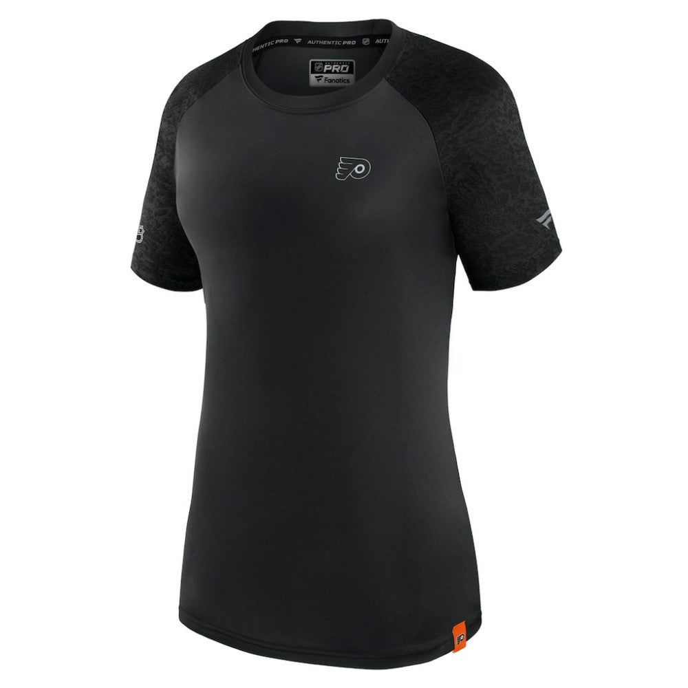 Philadelphia Flyers Fanatics Women's Authentic Pro Tech T-Shirt - Black - NHL 5105759