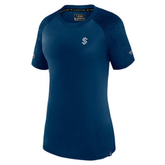 Seattle Kraken Fanatics Women's Authentic Pro Tech T-Shirt - Deep Sea Blue - NHL 5105770