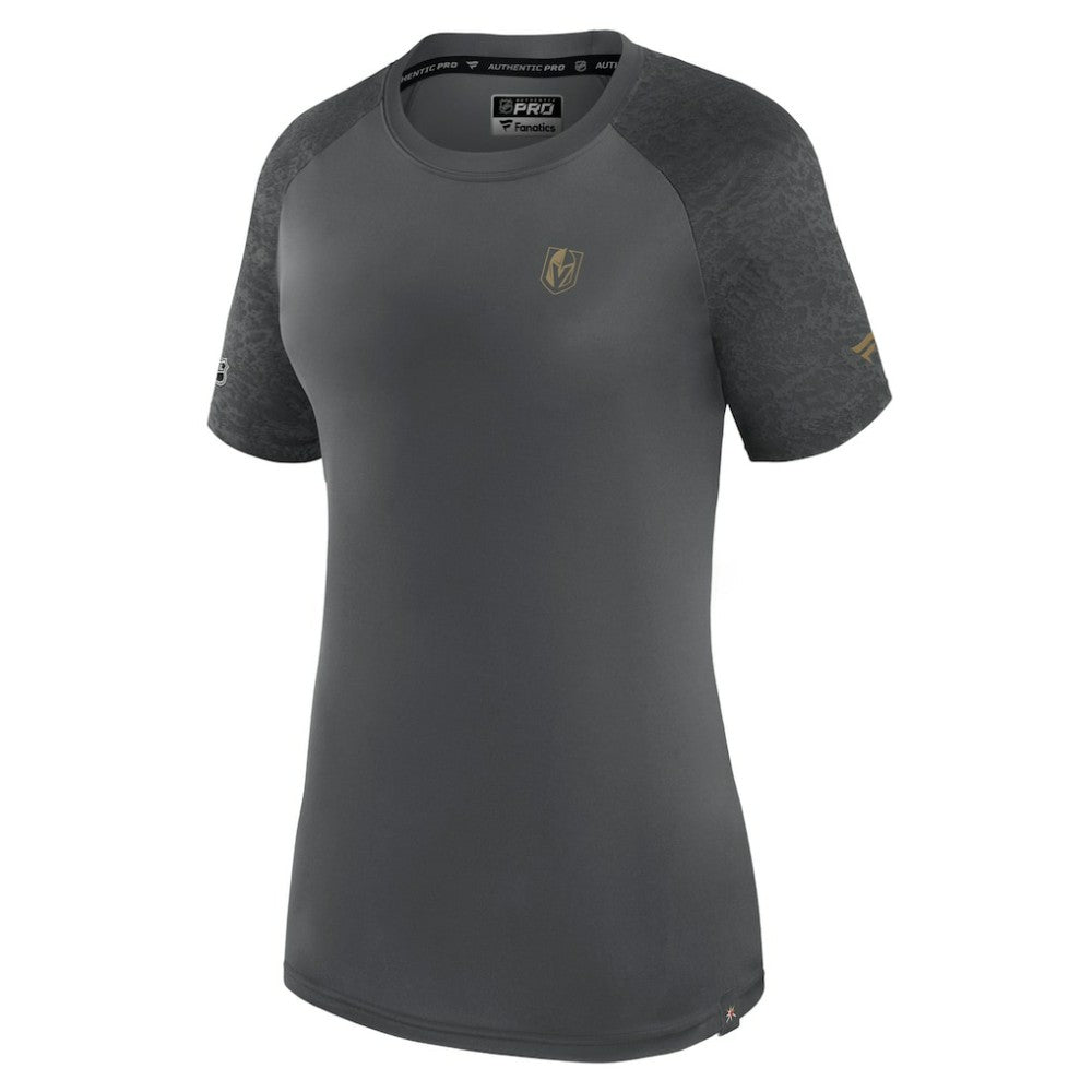 Vegas Golden Knights Fanatics Women's Authentic Pro Tech T-Shirt - Gray - NHL 5105771