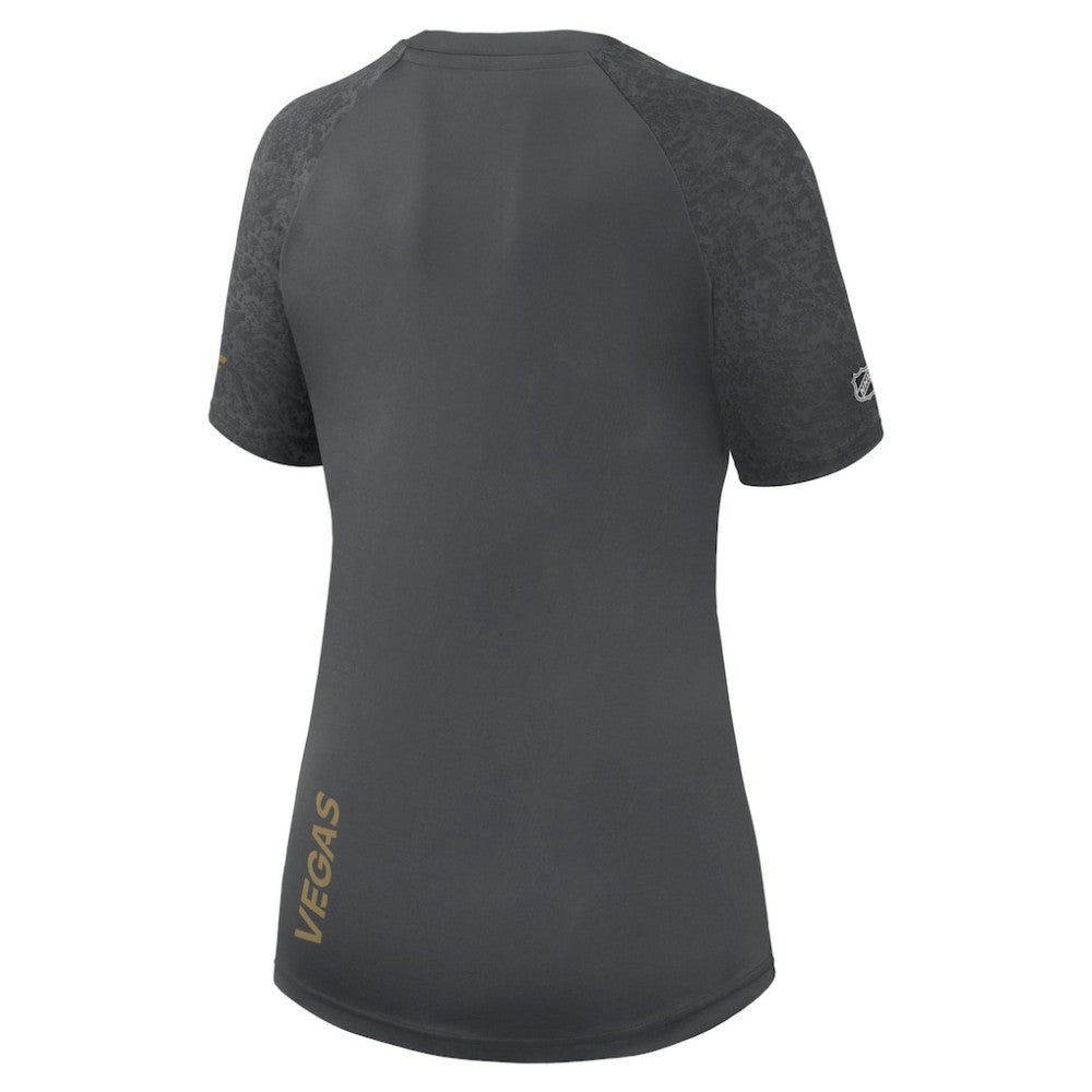 Vegas Golden Knights Fanatics Women's Authentic Pro Tech T-Shirt - Gray - NHL 5105771