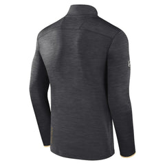 Boston Bruins Fanatics Authentic Pro Quarter-Zip Pullover Top - Heather Charcoal - NHL 5105859