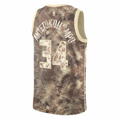 Giannis Antetokounmpo Milwaukee Bucks Unisex Select Series Swingman Jersey Brown | Nike for sale