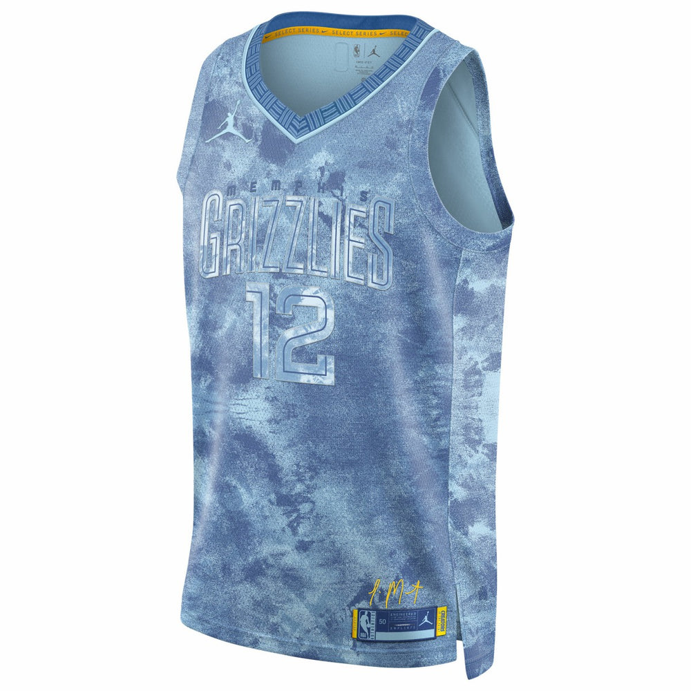 Ja Morant Memphis Grizzlies Jordan Brand Select Series Swingman Jersey Light Blue
