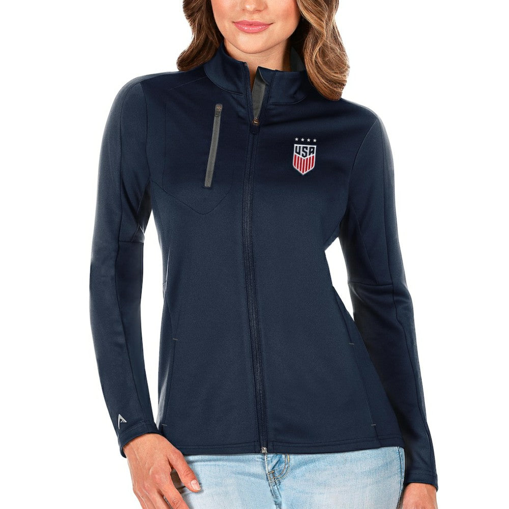 USWNT Antigua Women's Generation Full-Zip Jacket Navy