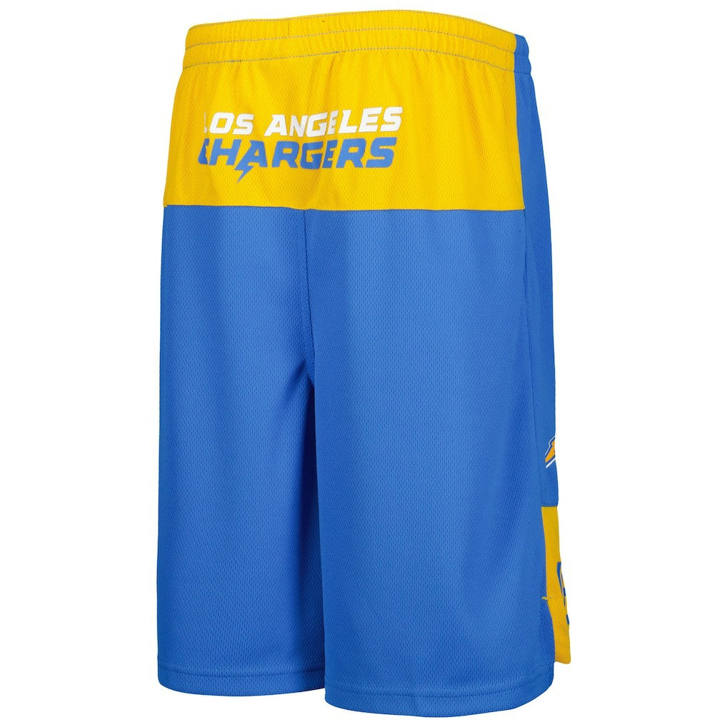 Justin Herbert Los Angeles Chargers Youth Player Name & Number Shorts Powder Blue