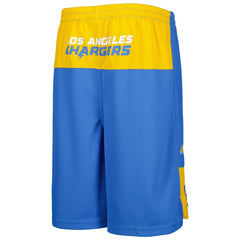 Justin Herbert Los Angeles Chargers Youth Player Name & Number Shorts Powder Blue