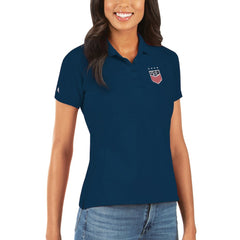 USWNT Antigua Women's Legacy Pique Polo Navy