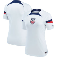USMNT Women's 2022/23 Home Breathe Stadium Replica Blank Jersey White - Nike