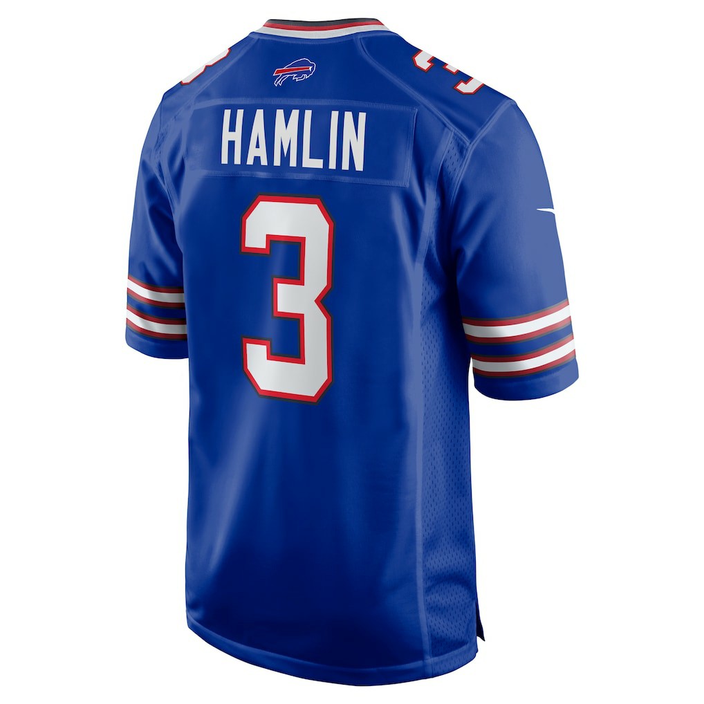 Nike Damar Hamlin Buffalo Bills Game Jersey Royal