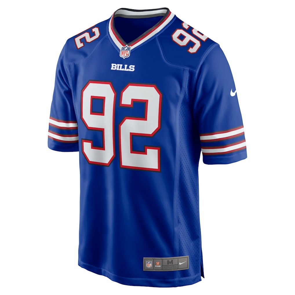 Nike DaQuan Jones Buffalo Bills Game Player Jersey Royal