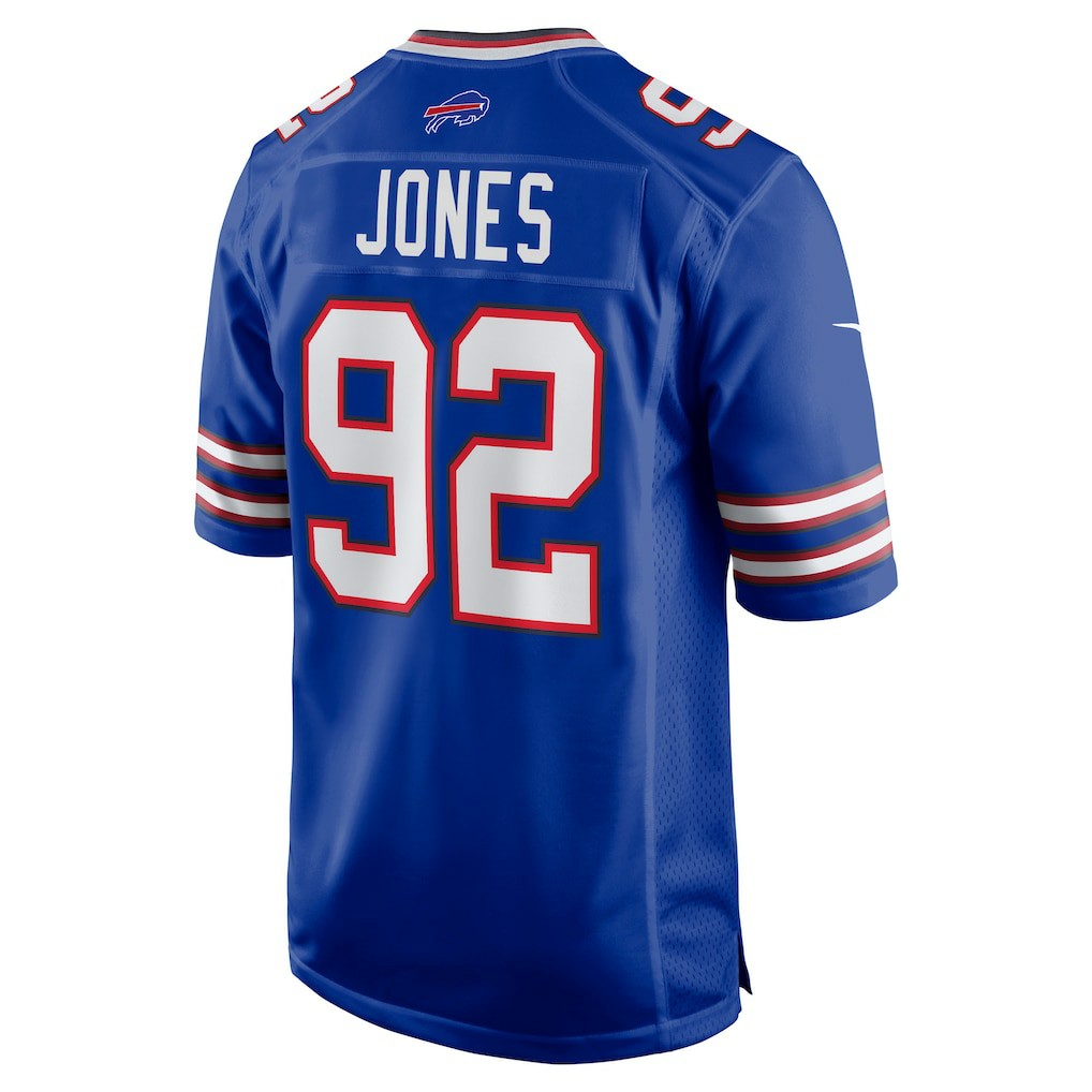 Nike DaQuan Jones Buffalo Bills Game Player Jersey Royal