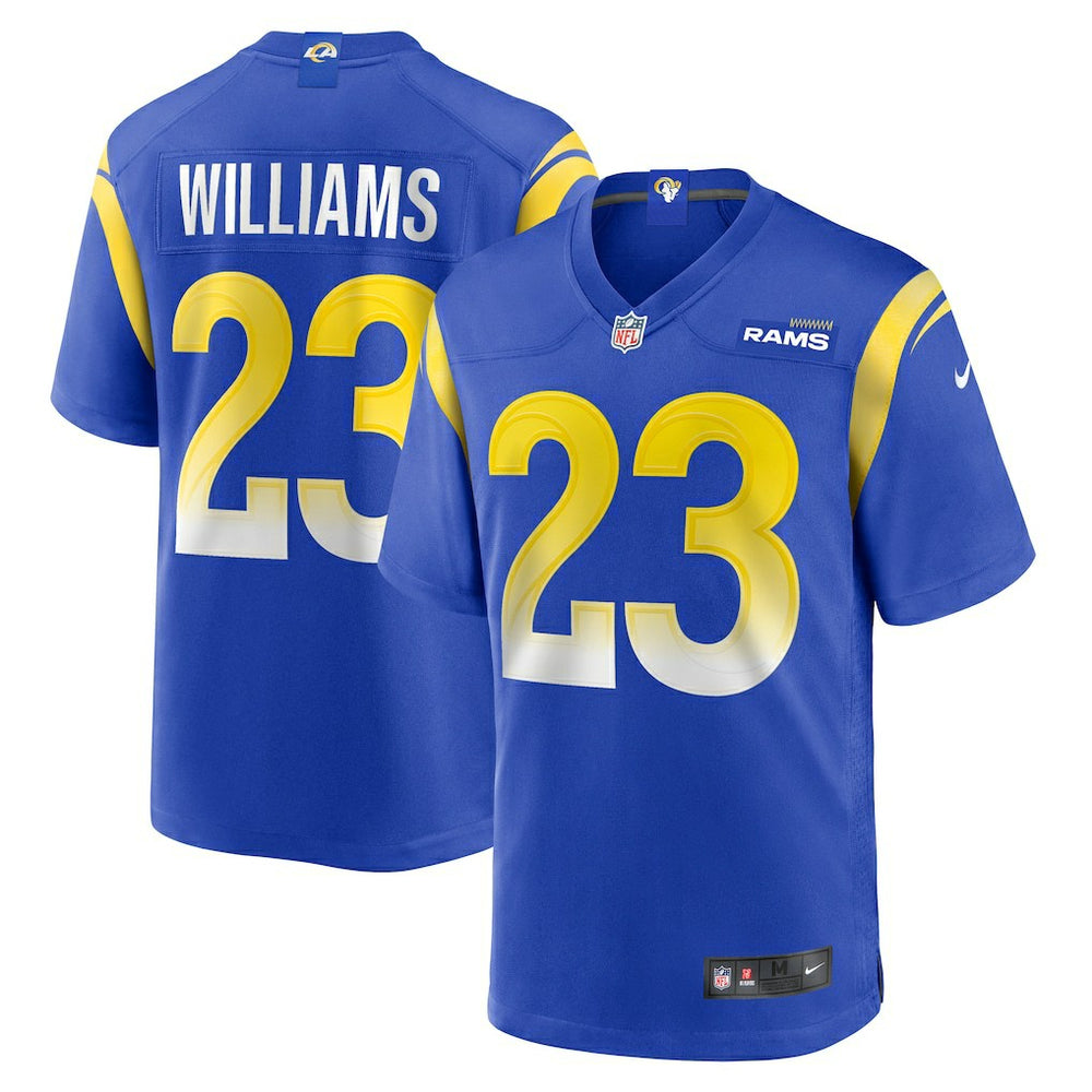 Nike Kyren Williams Los Angeles Rams Game Player Jersey Royal