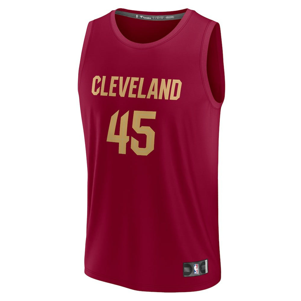 Donovan Mitchell Cleveland Cavaliers Fast Break Replica Jersey for sale Icon Editi- Wine | Fanatics online