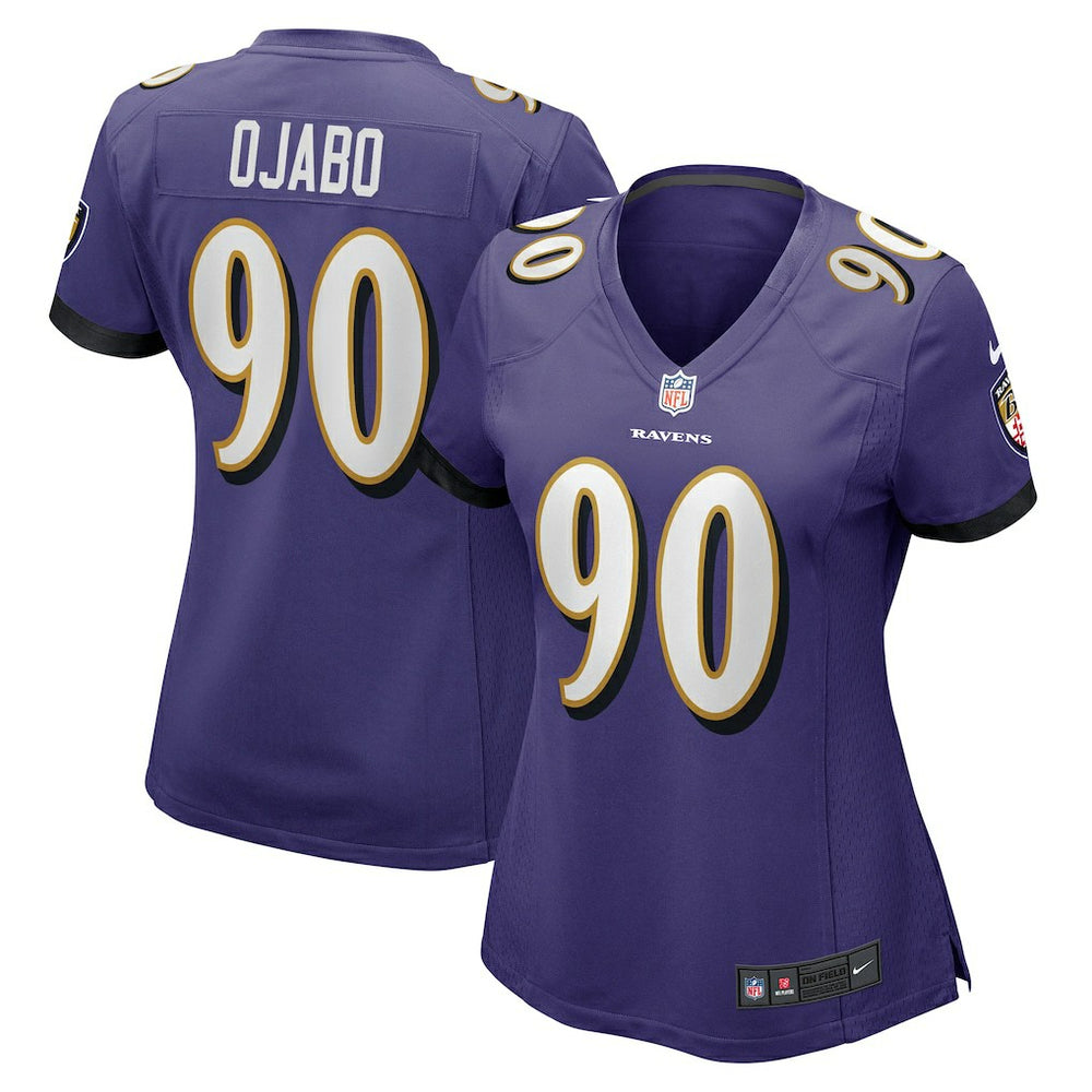 Nike David Ojabo Baltimore Ravens Women's Game Player Jersey Purple