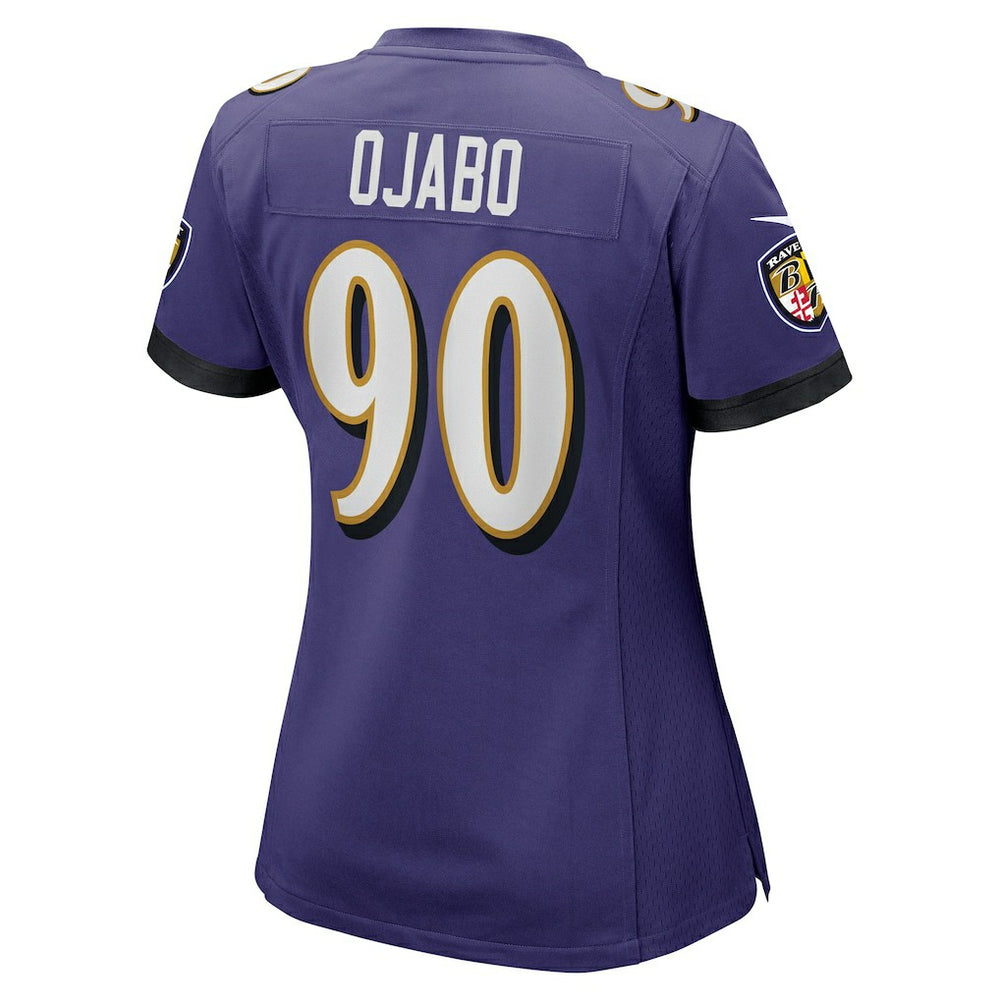 Nike David Ojabo Baltimore Ravens Women's Game Player Jersey Purple