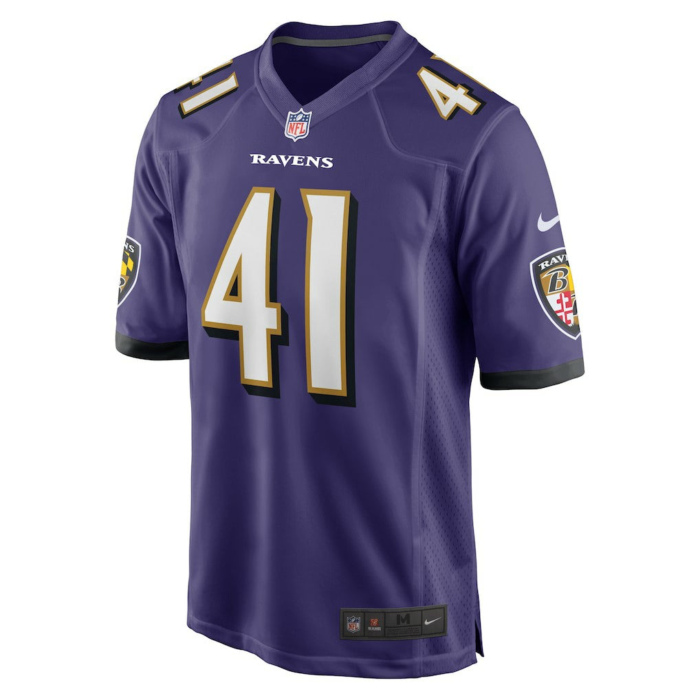 Nike Daryl Worley Baltimore Ravens Game Player Jersey Purple