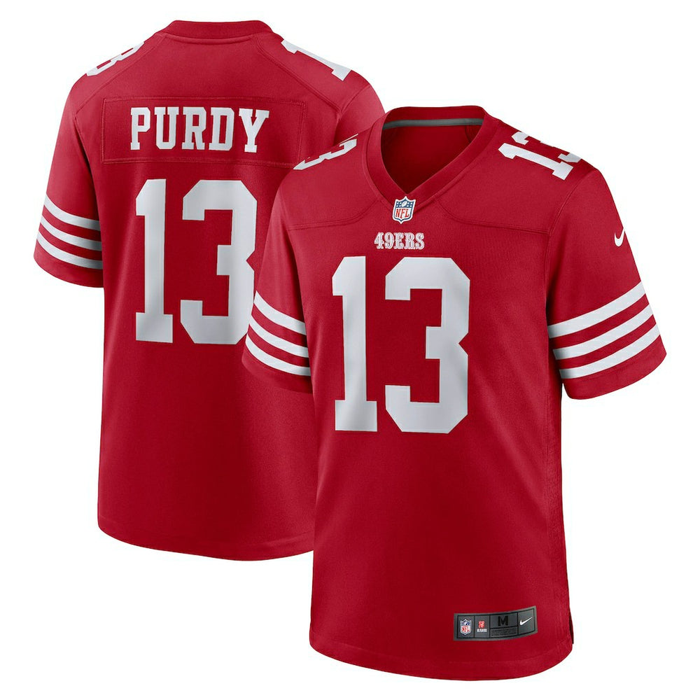 Nike Brock Purdy San Francisco 49ers Game Player Jersey Scarlet