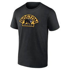 Boston Bruins Shoulder Patch Logo T-Shirt - Black - NHL 5111180