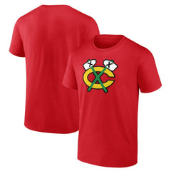 Chicago Blackhawks Shoulder Patch Logo T-Shirt - Red - NHL 5111181
