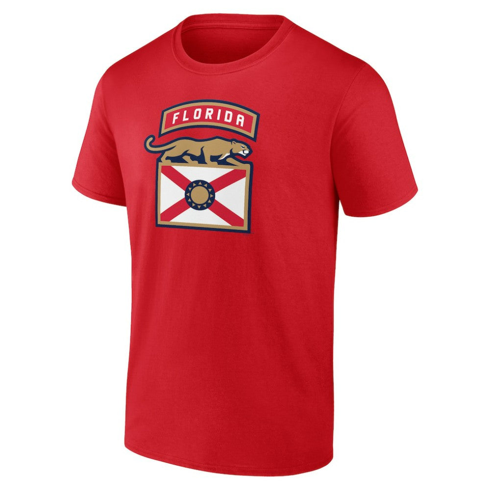 Florida Panthers Shoulder Patch Logo T-Shirt - Red - NHL 5111184
